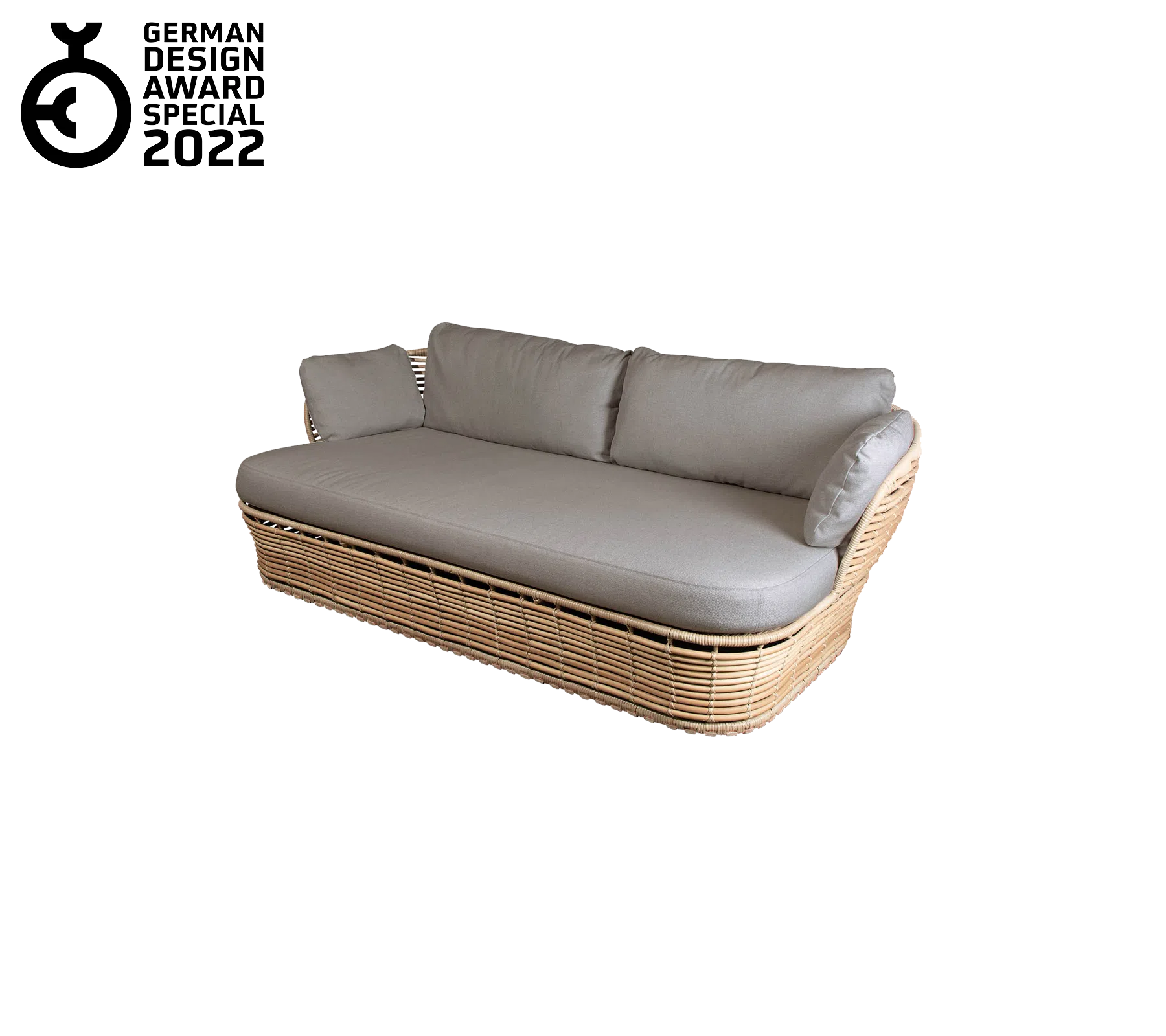 Cane-line Basket 2-Seater Sofa-Beaumonde