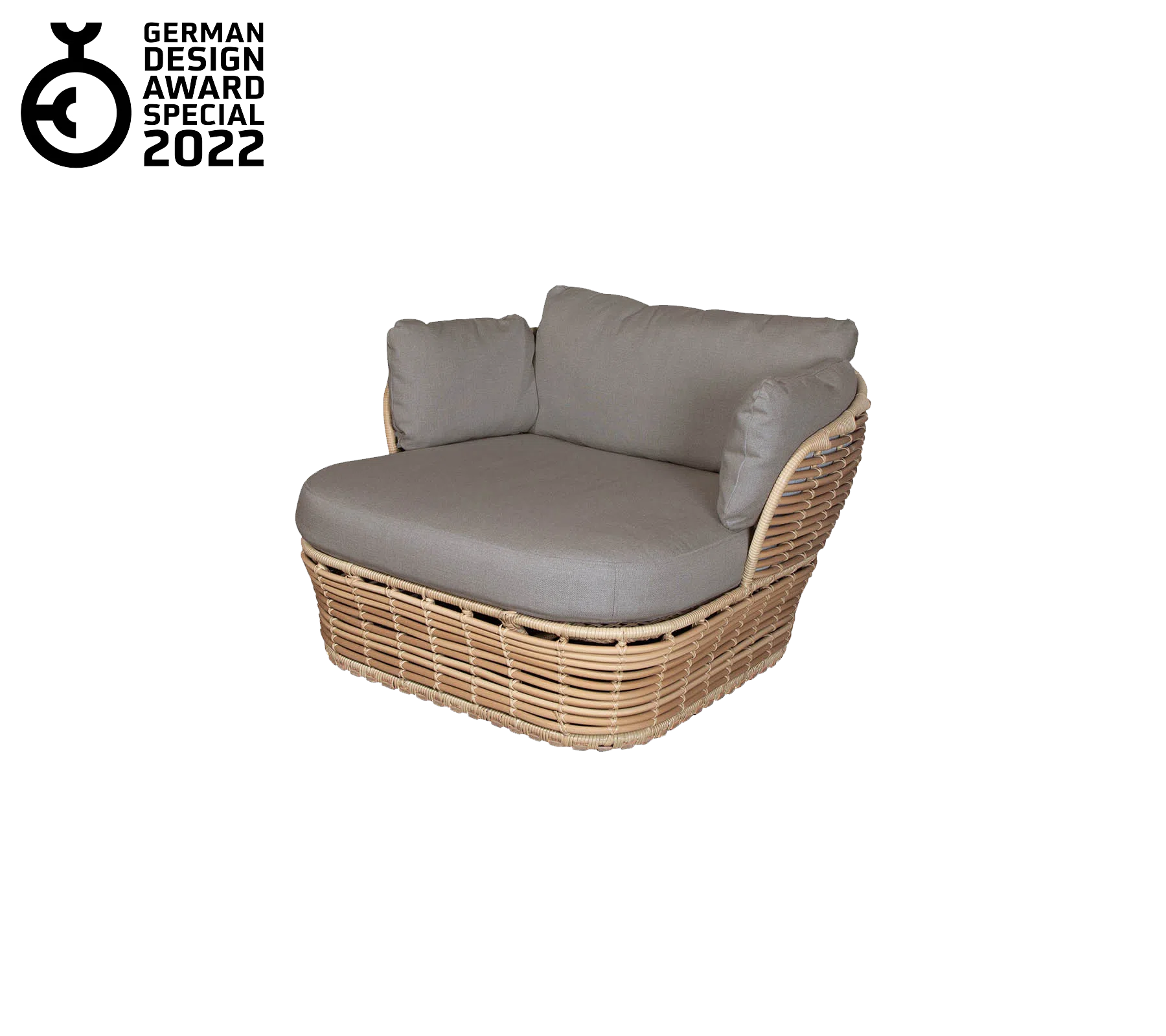 Cane-line Basket Lounge Chair-Beaumonde