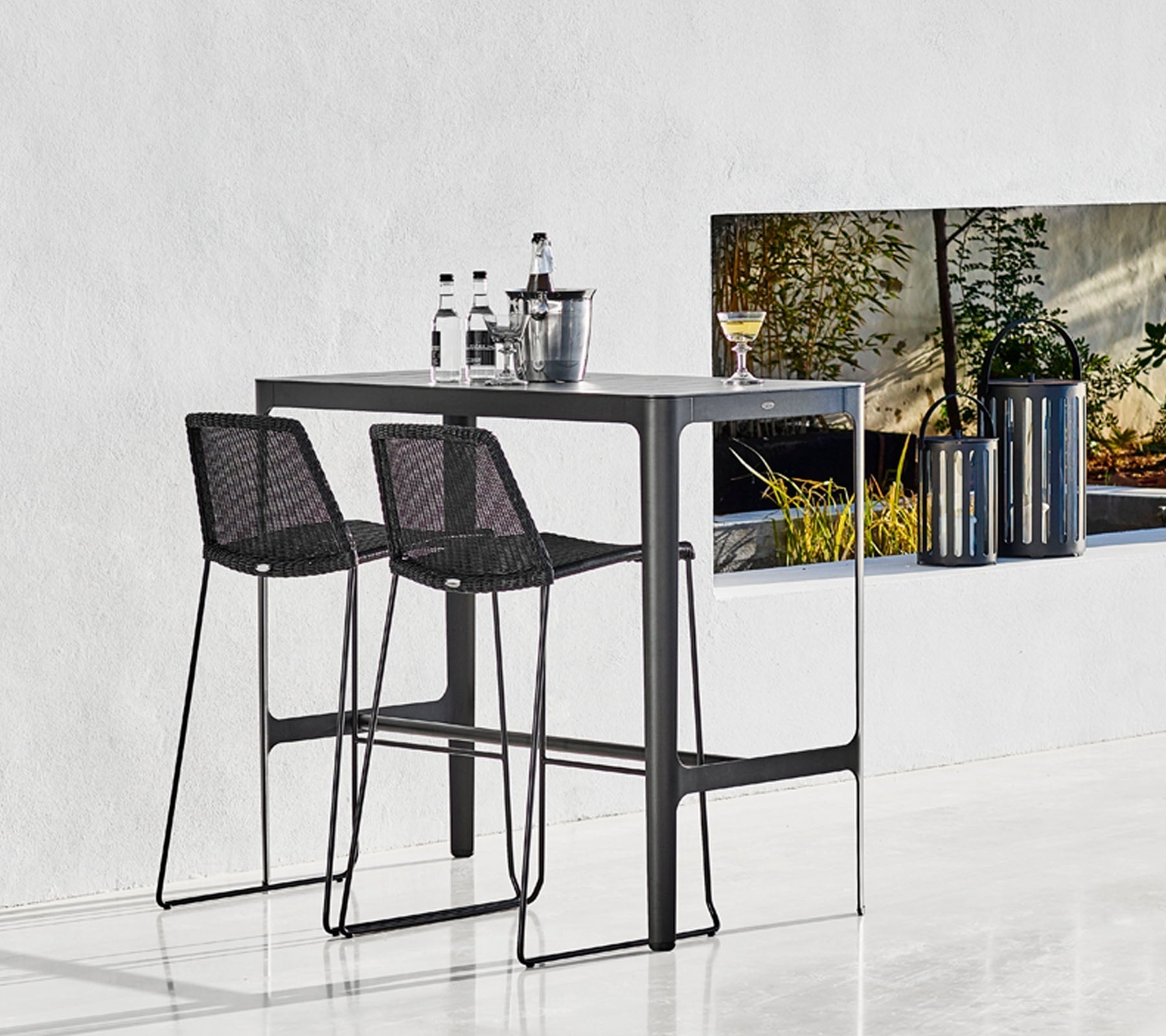 Cane-line Breeze Bar Chair, Stackable [DISC]-Beaumonde