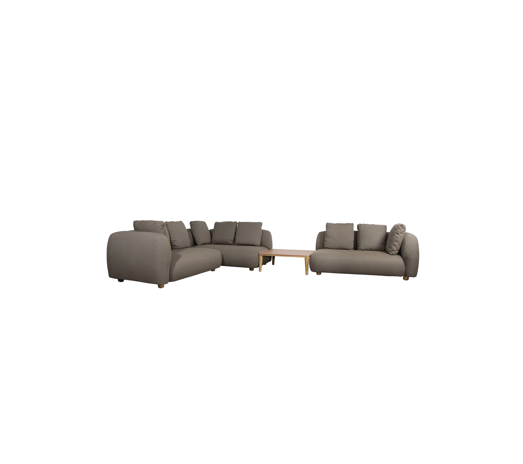 Cane-line Capture Corner Sofa with Table-Beaumonde