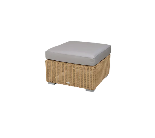 Cane-line Chester Footstool/Coffee Table-Beaumonde