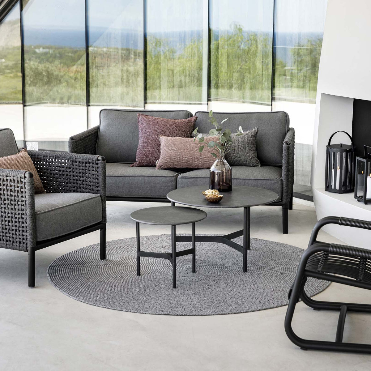 Cane-line Circle Rug 140cm Indoor/Outdoor-Beaumonde