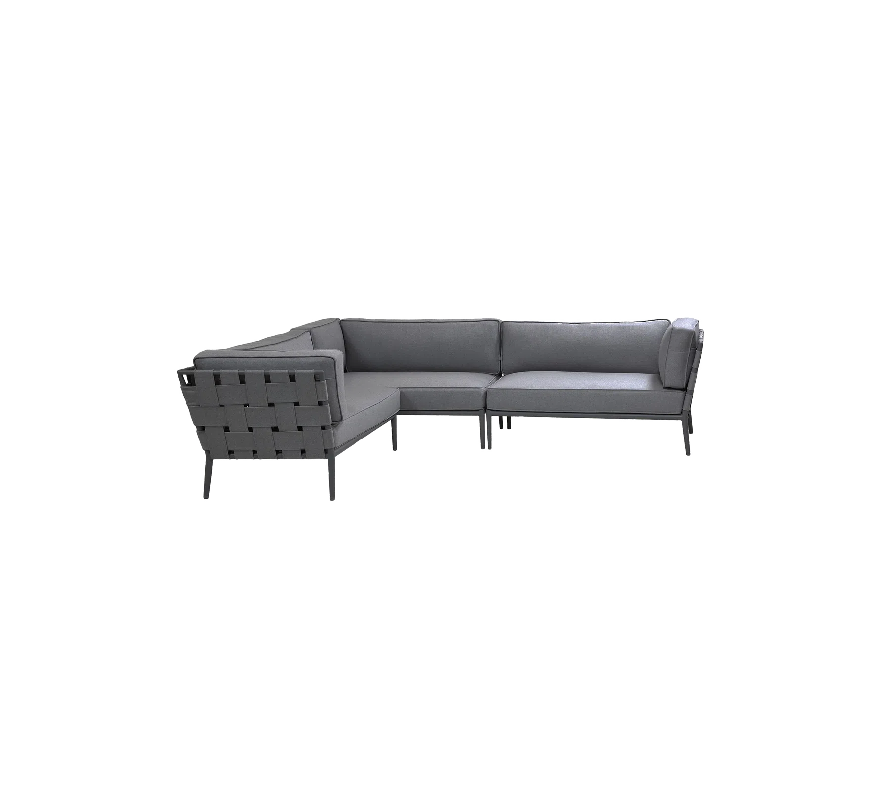Cane-line Conic 1 Outdoor Corner Sofa Set-Beaumonde