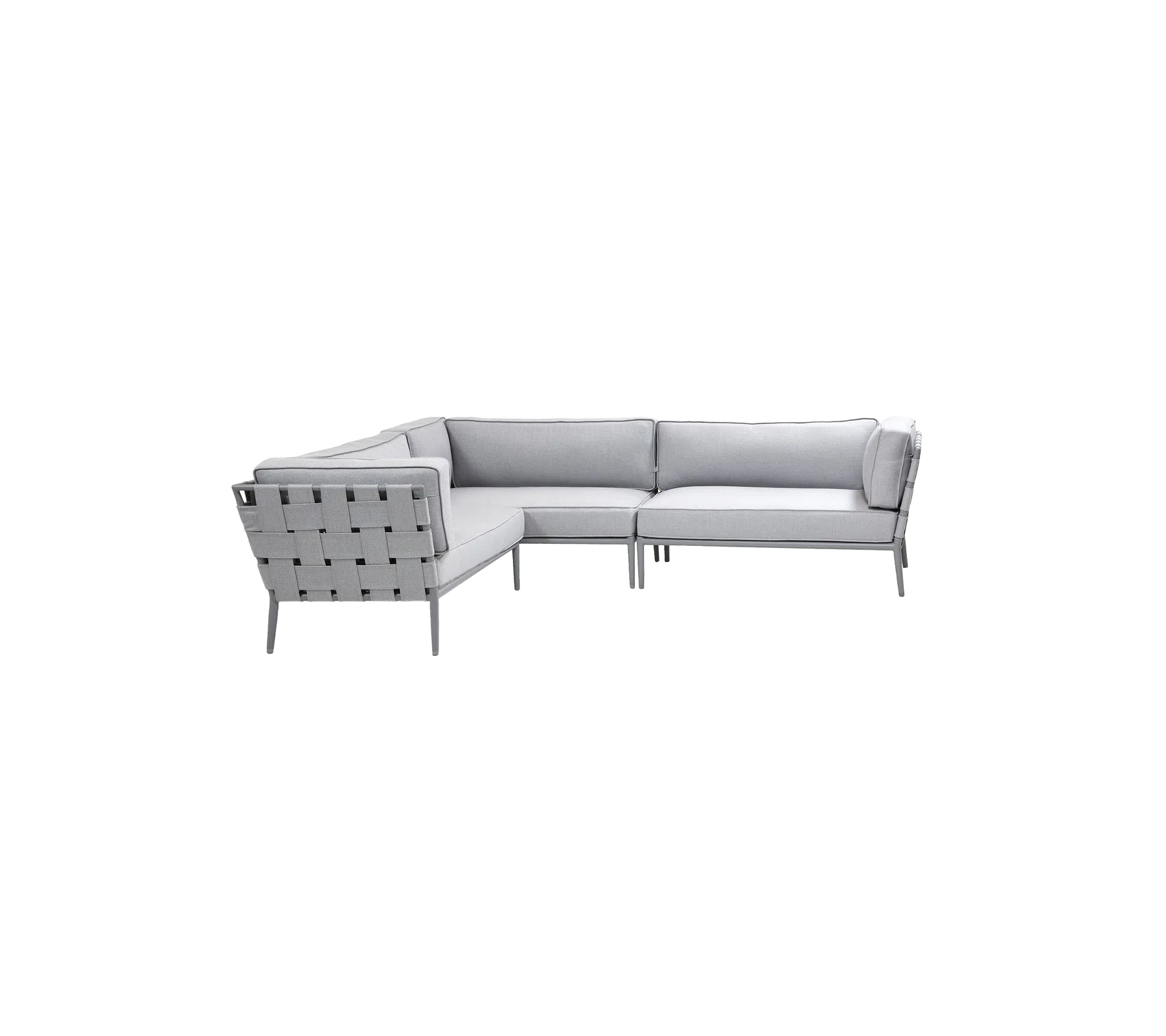 Cane-line Conic 1 Outdoor Corner Sofa Set-Beaumonde