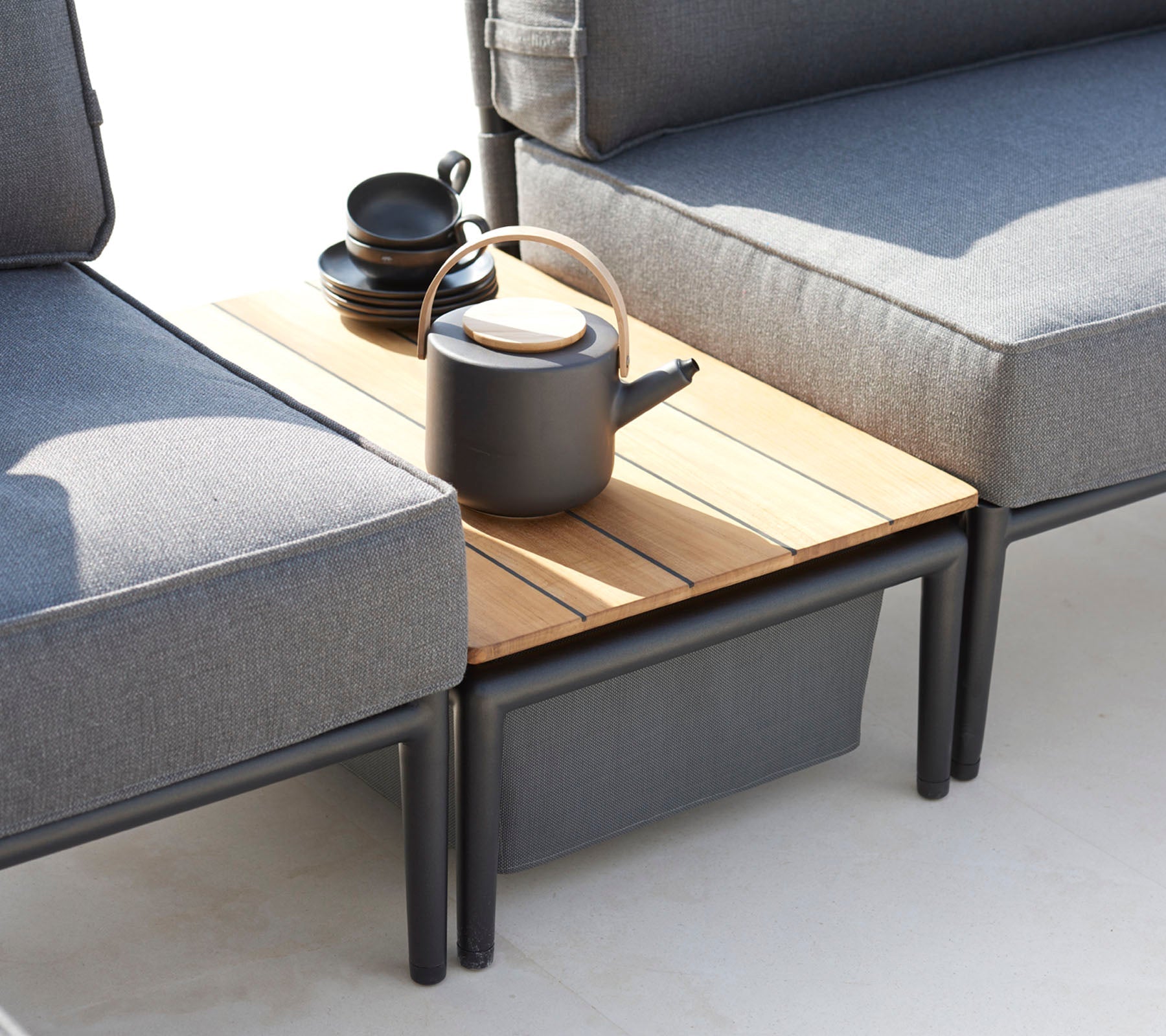 Cane-line Conic Box Table, 74X52cm-Beaumonde