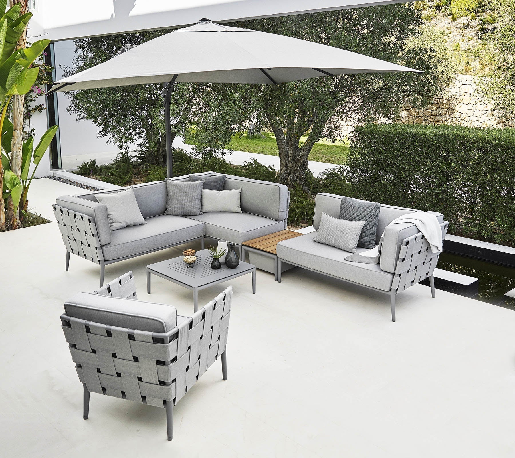 Cane-line Conic Box Table, 74X52cm-Beaumonde