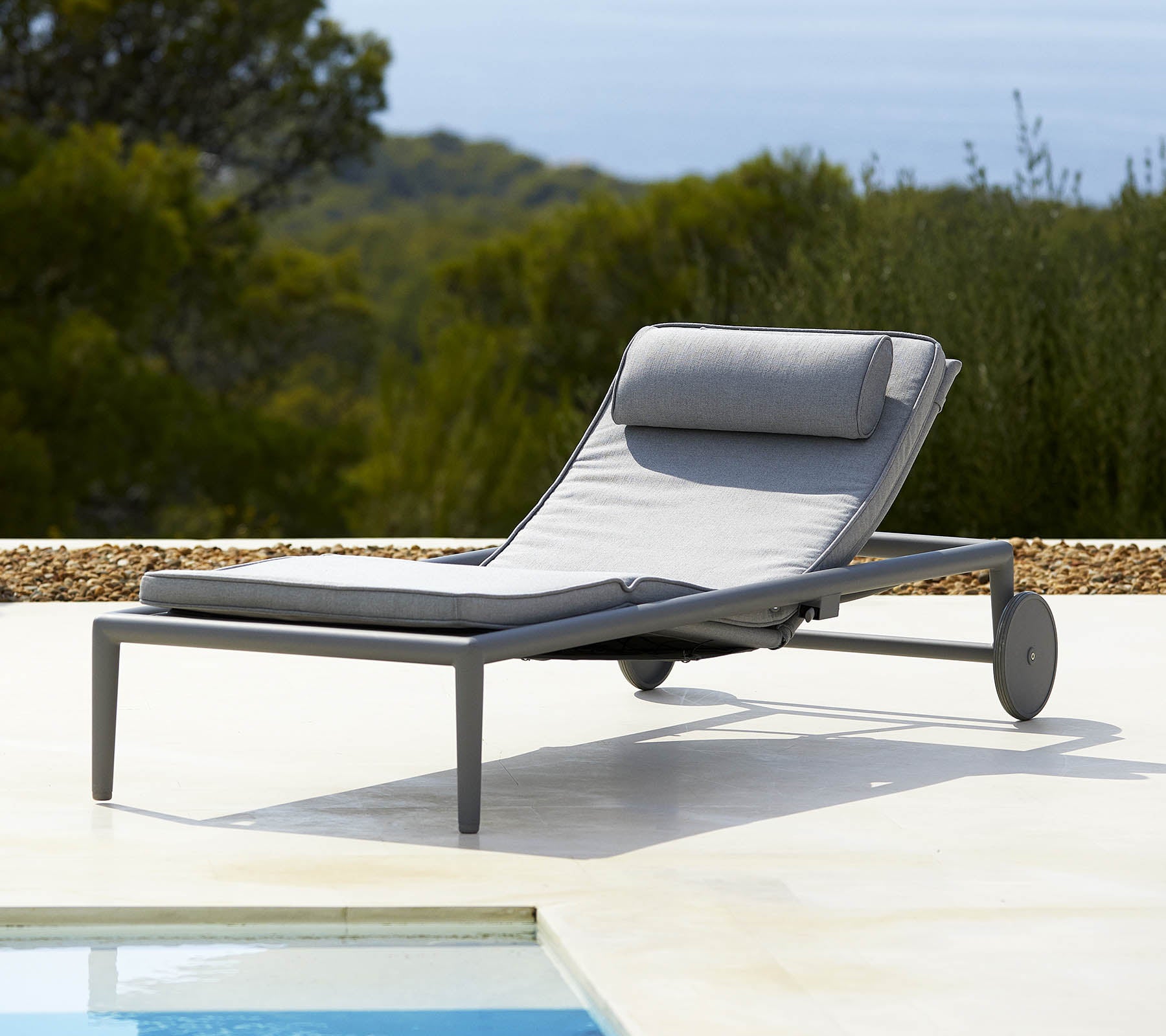 Cane-line Conic Sunbed with Gas Spring-Beaumonde