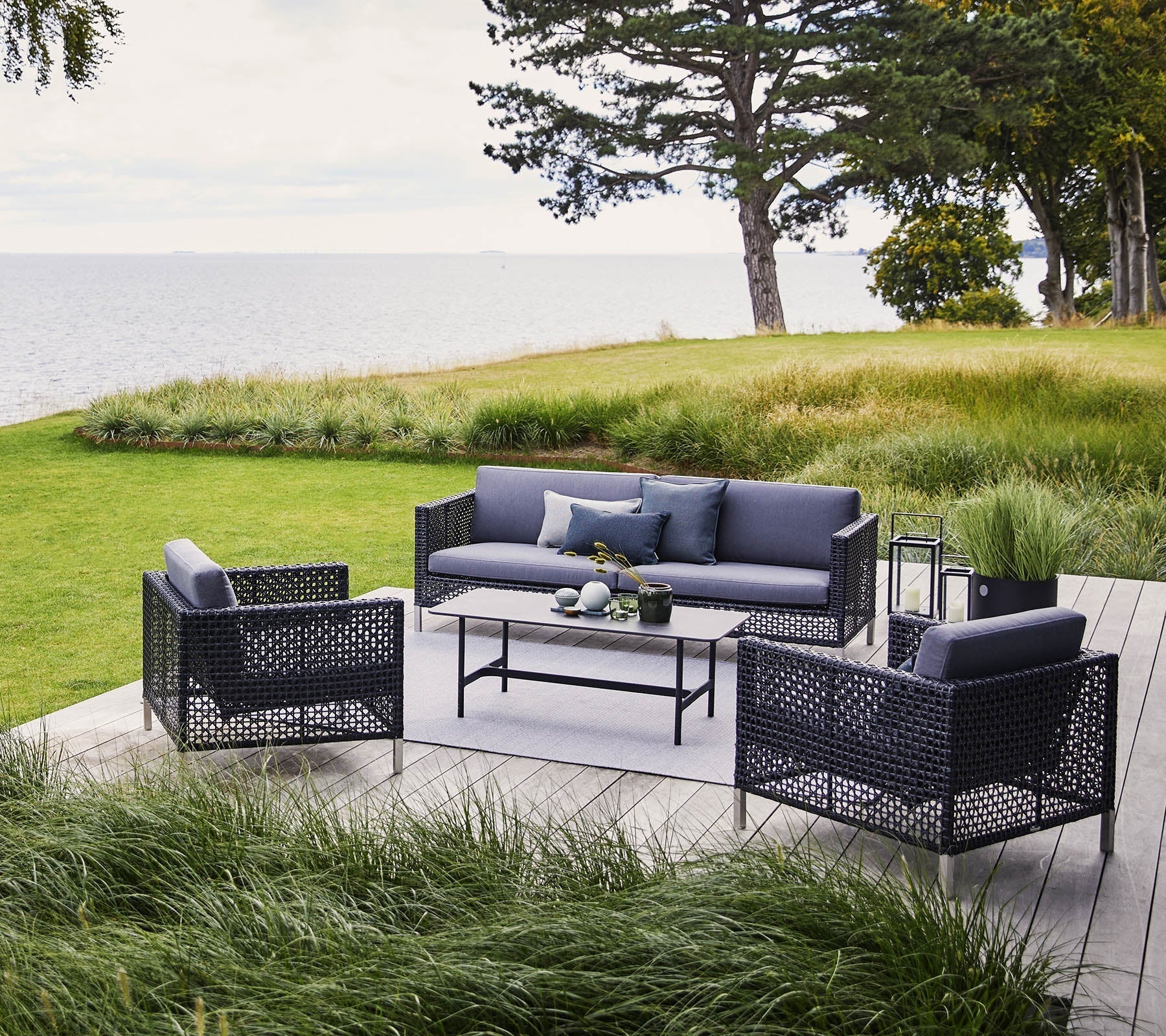 Cane-line Connect 3-Seater Sofa-Beaumonde