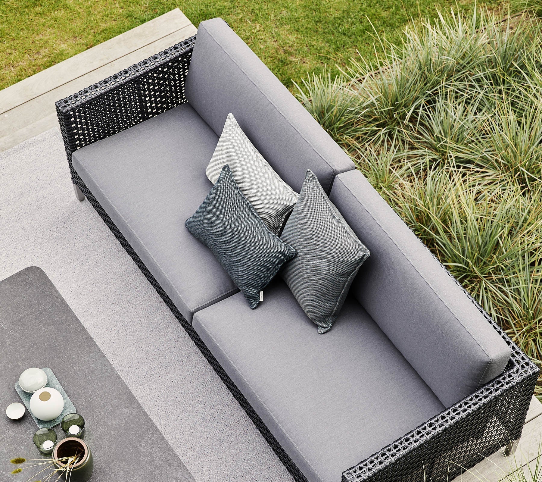 Cane-line Connect 3-Seater Sofa-Beaumonde
