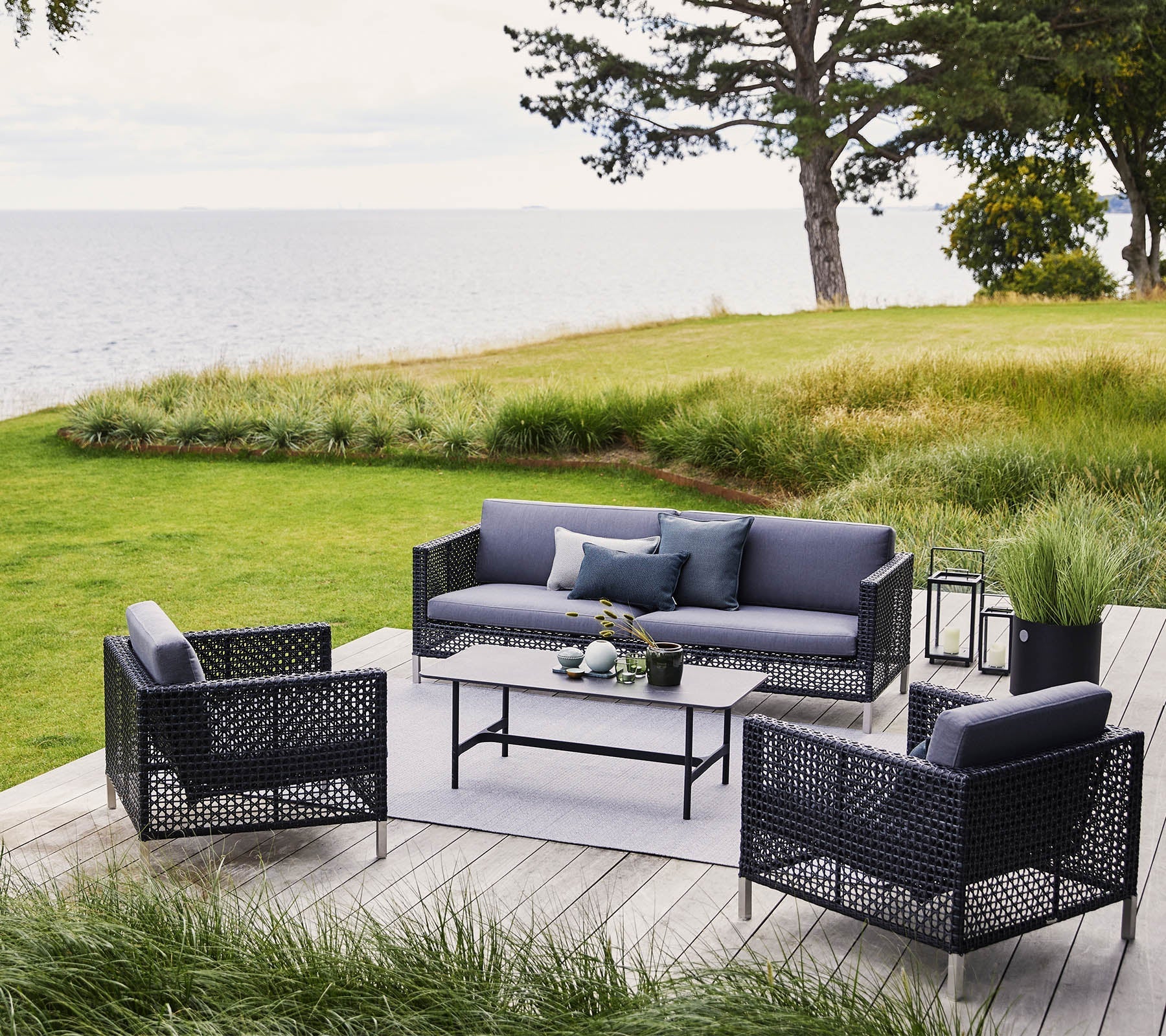 Cane-line Connect Dining Lounge 2-Seater Sofa Right Module-Beaumonde