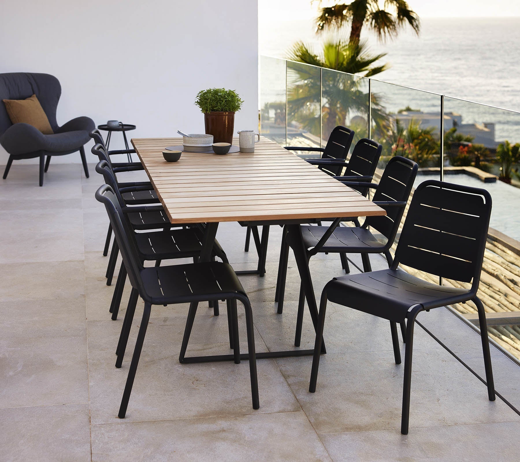 Cane-line Copenhagen Chair, Stackable-Beaumonde