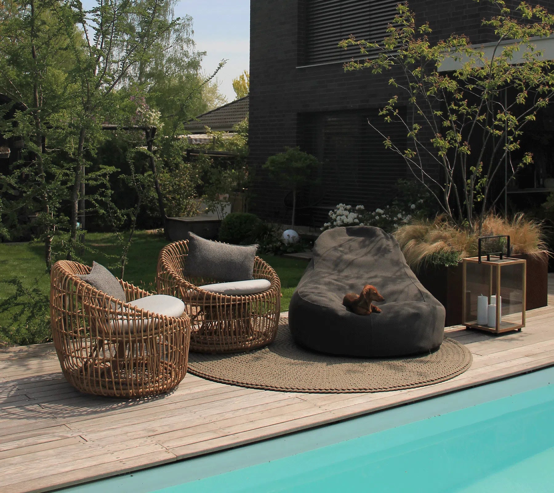 Cane-line Cozy Bean Bag Chair-Beaumonde