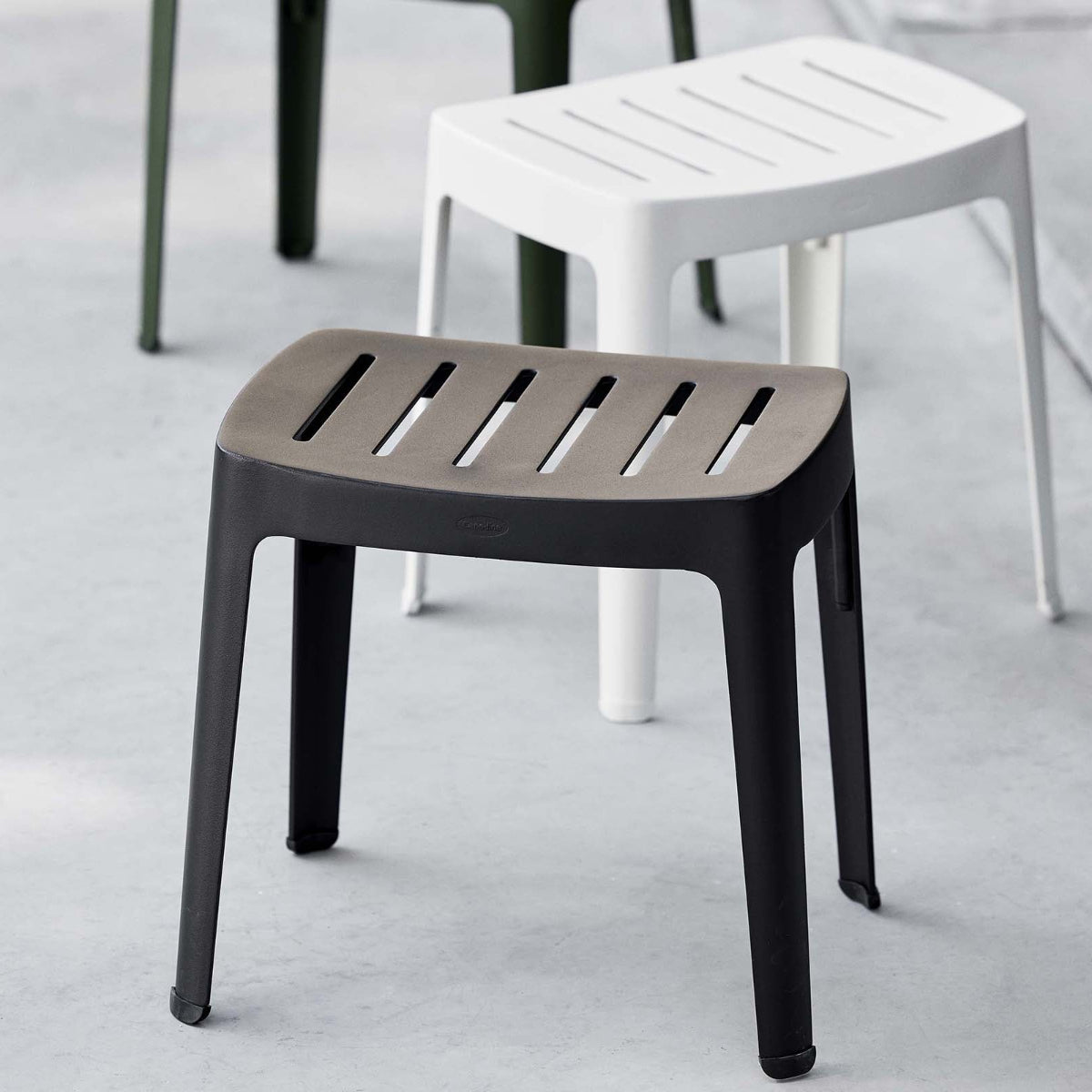 Cane-line Cut Stool Stackable