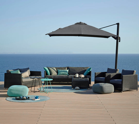 Cane-line Diamond Footstool-Beaumonde