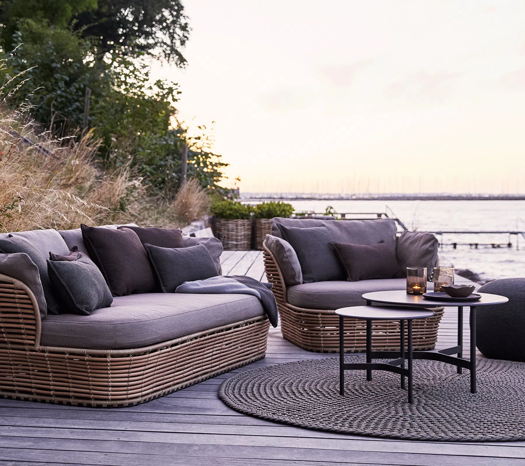 Cane-line Discover Rug, Dia. 200cm-Beaumonde