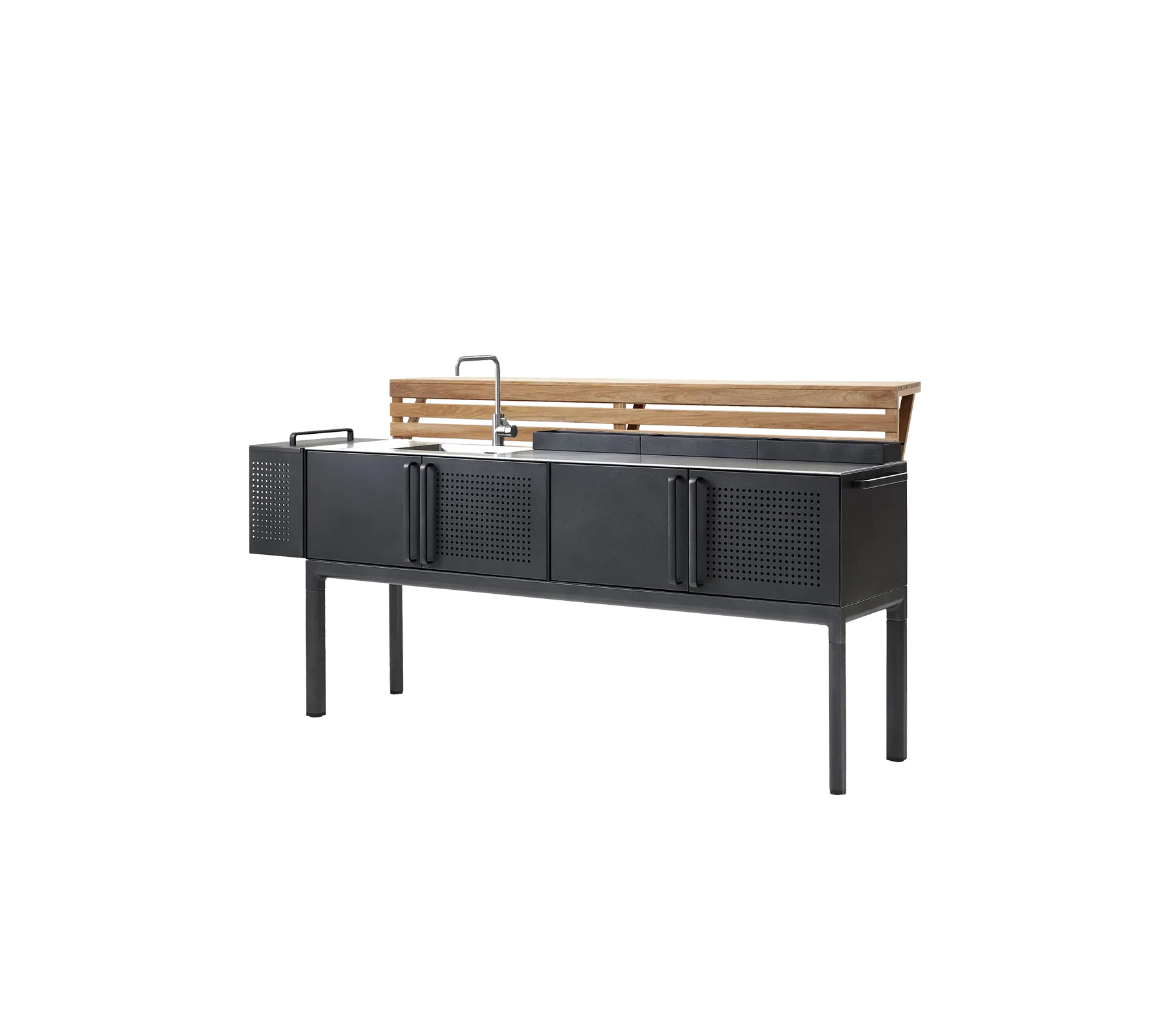 Cane-line Drop Kitchen Module incl. 3 Shelves-Beaumonde