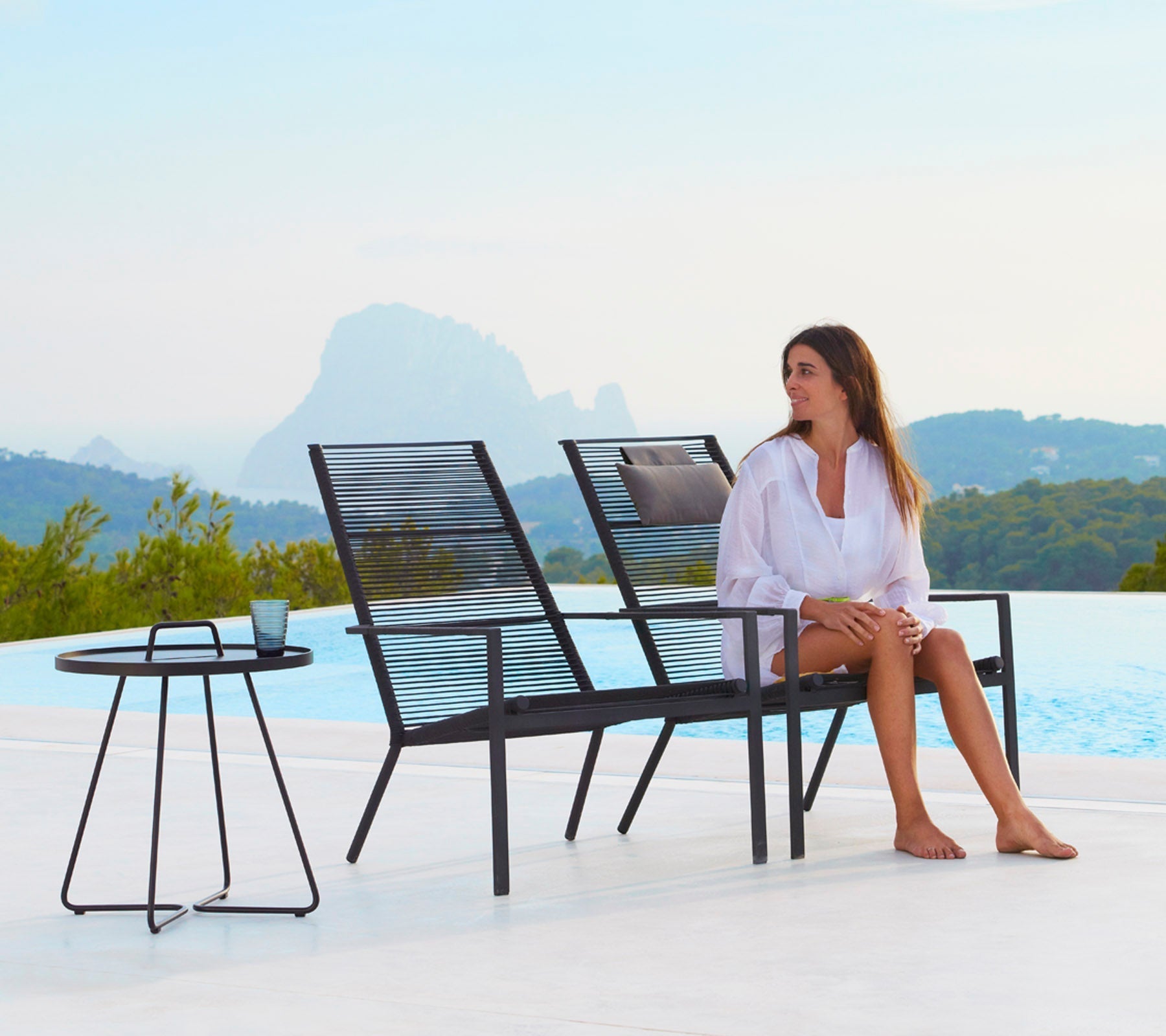 Cane-line Edge Highback Chair, Stackable-Beaumonde