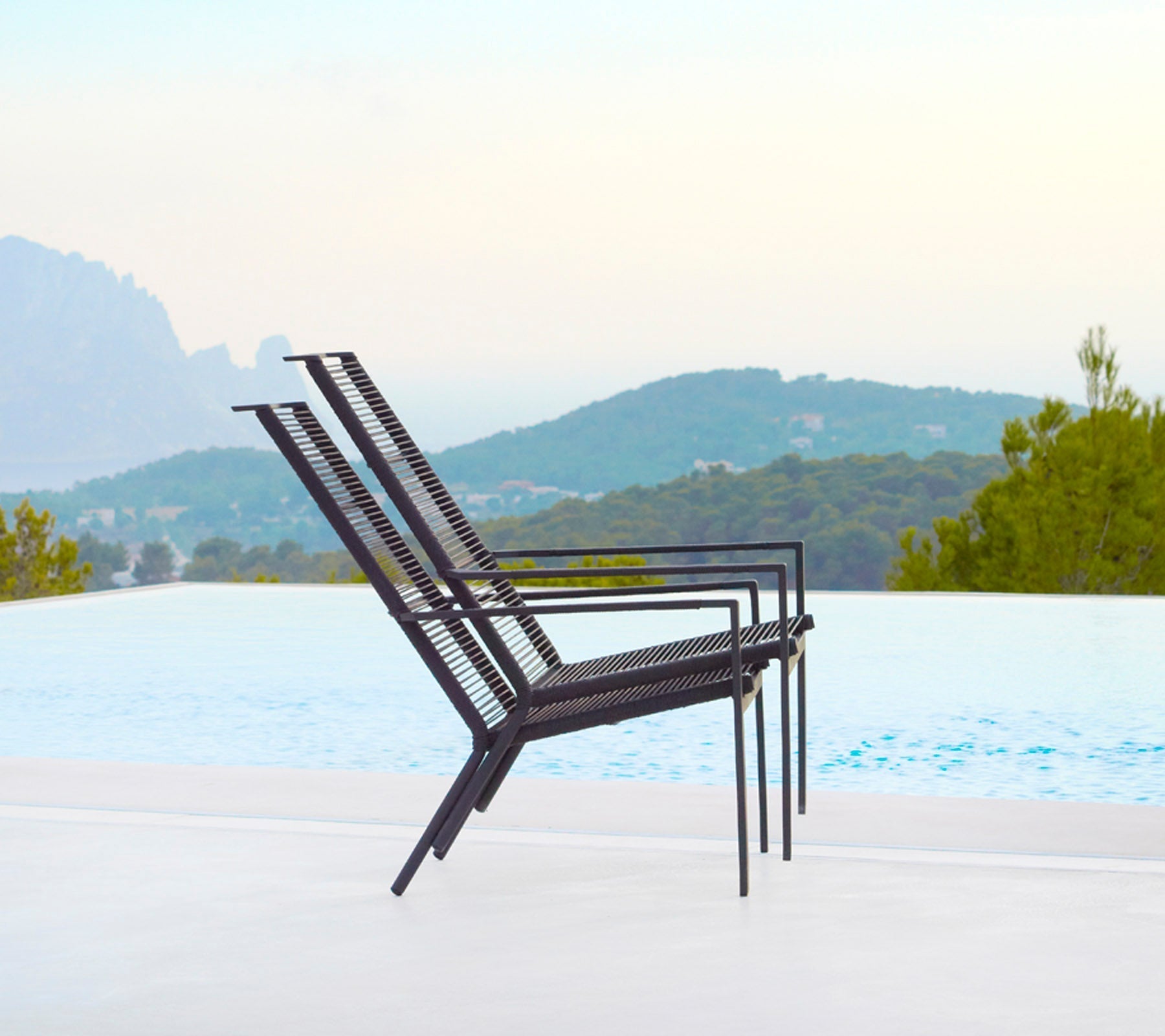 Cane-line Edge Highback Chair, Stackable-Beaumonde