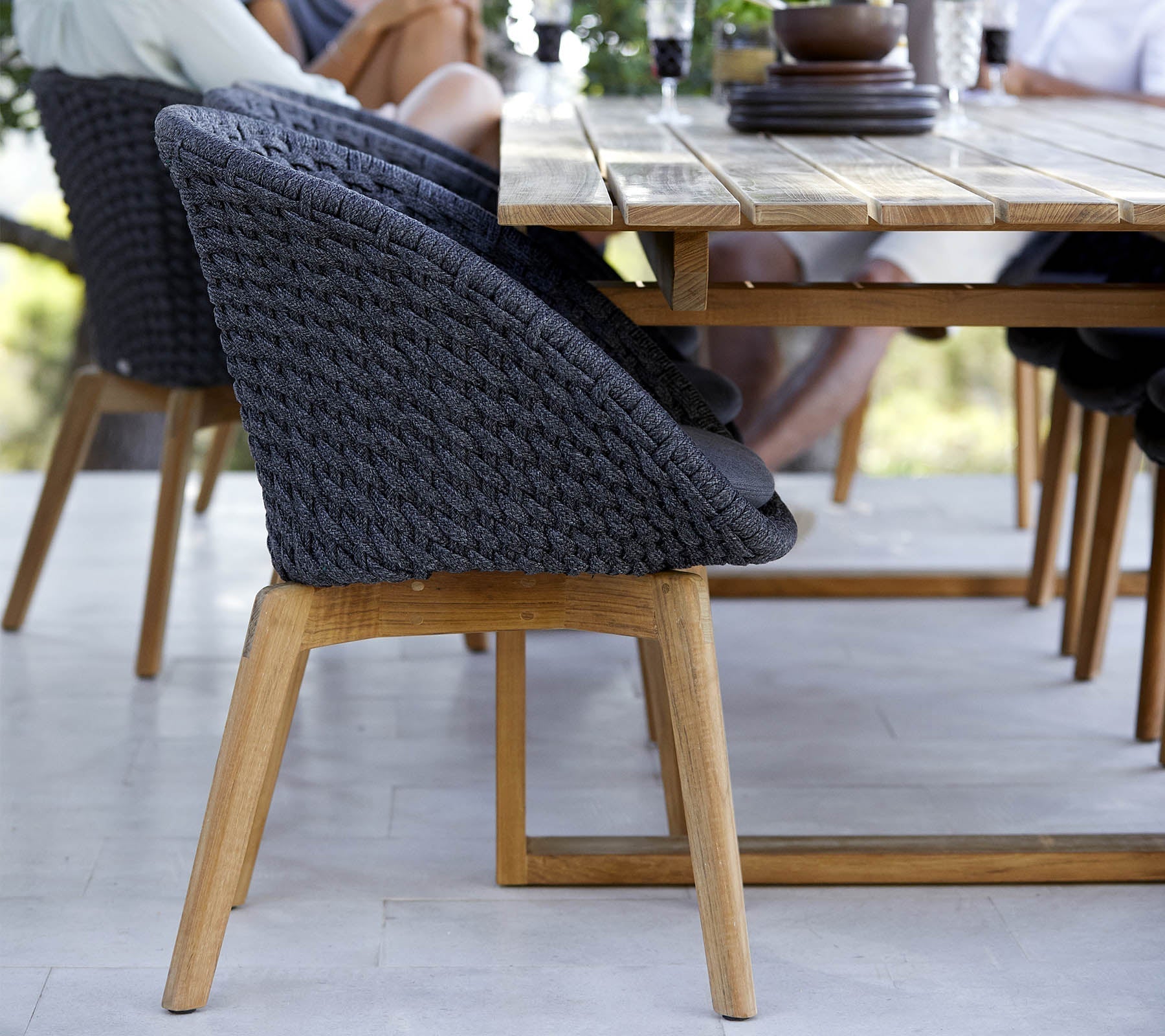 Cane-line Endless Dining Table, 240X100cm-Beaumonde