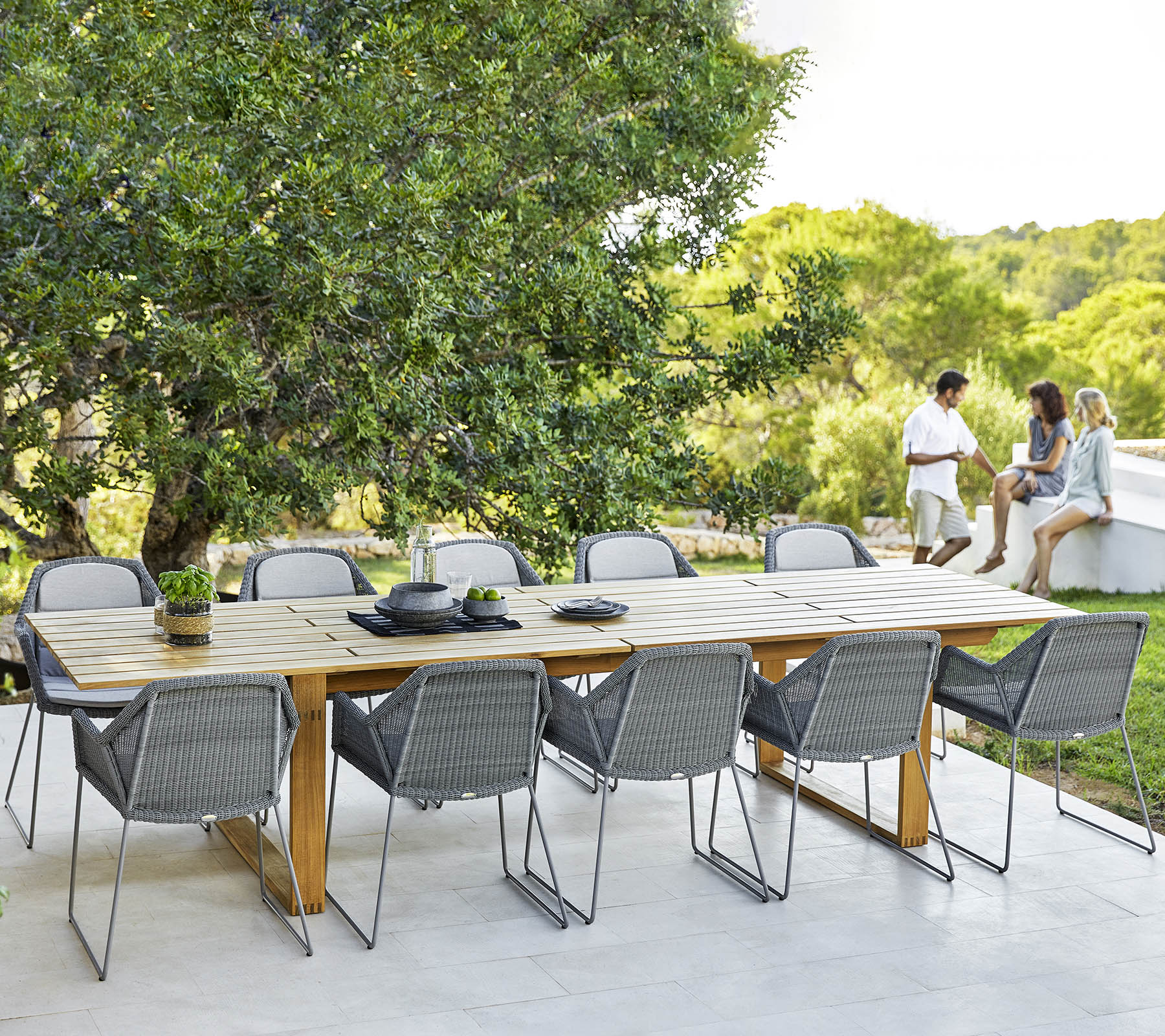 Cane-line Endless Dining Table, 332X100cm-Beaumonde