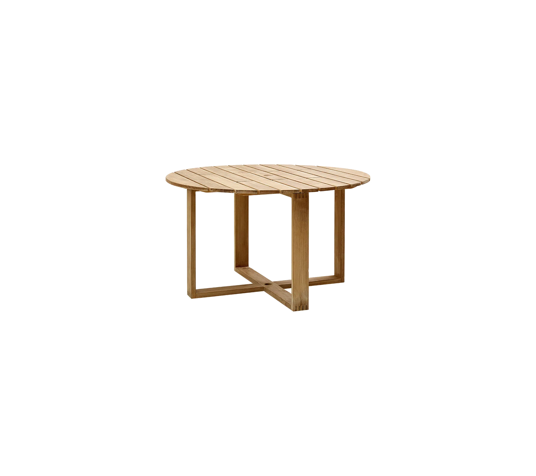 Cane-line Endless Dining Table, Dia. 130cm-Beaumonde