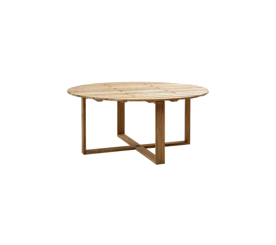 Cane-line Endless Dining Table, Dia. 170cm-Beaumonde
