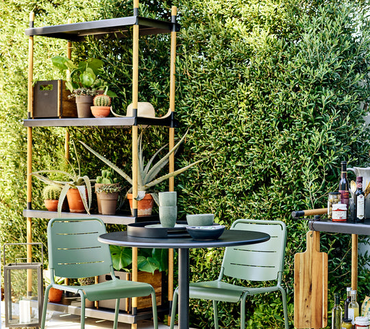 Cane-line Frame Shelving System Complete Base Unit-Beaumonde