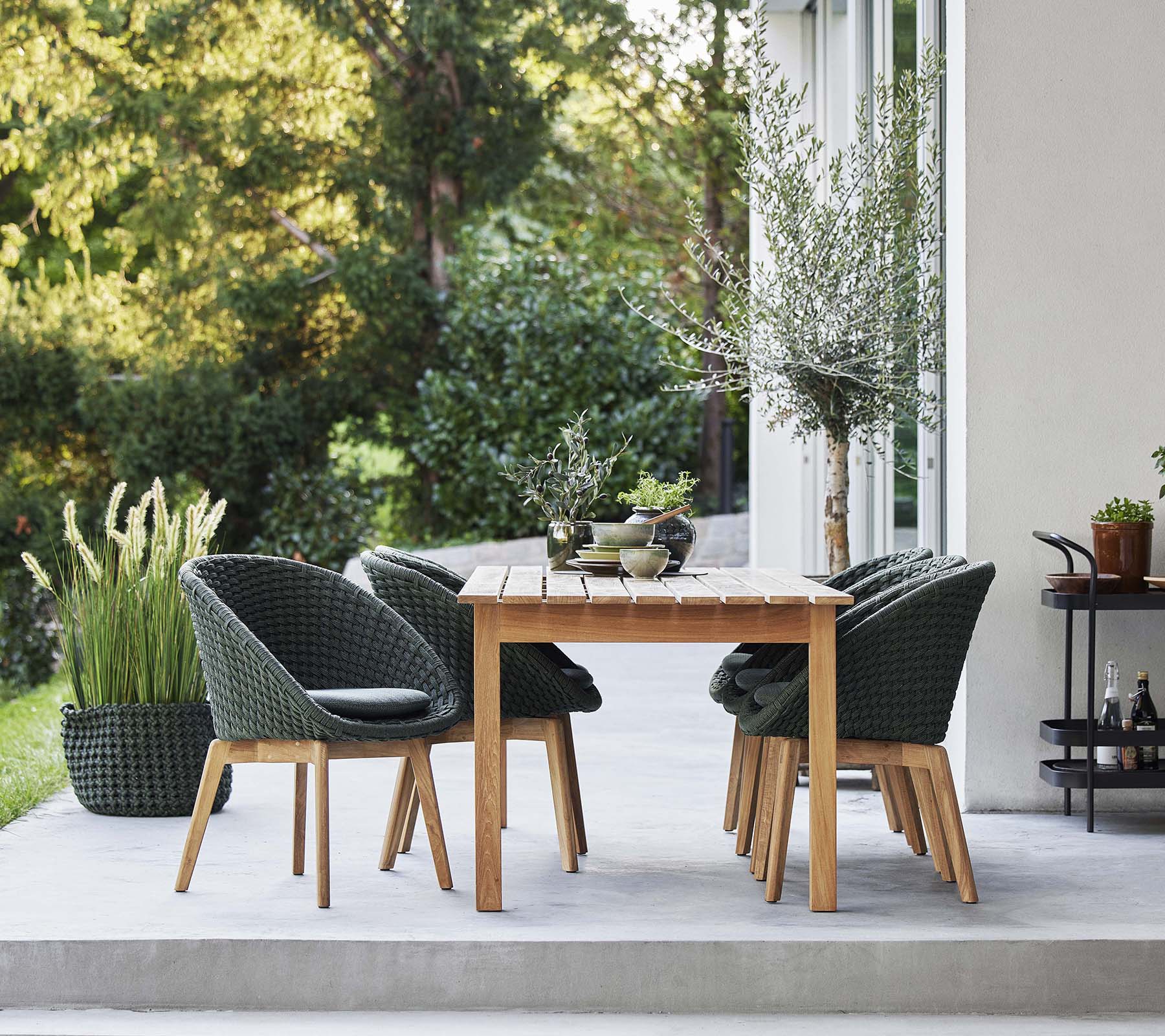 Cane-line Grace Dining Table, 240X90cm-Beaumonde