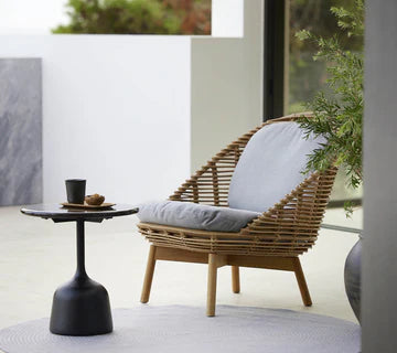 Cane-line Hive Lounge Chair with Teak Legs-Beaumonde