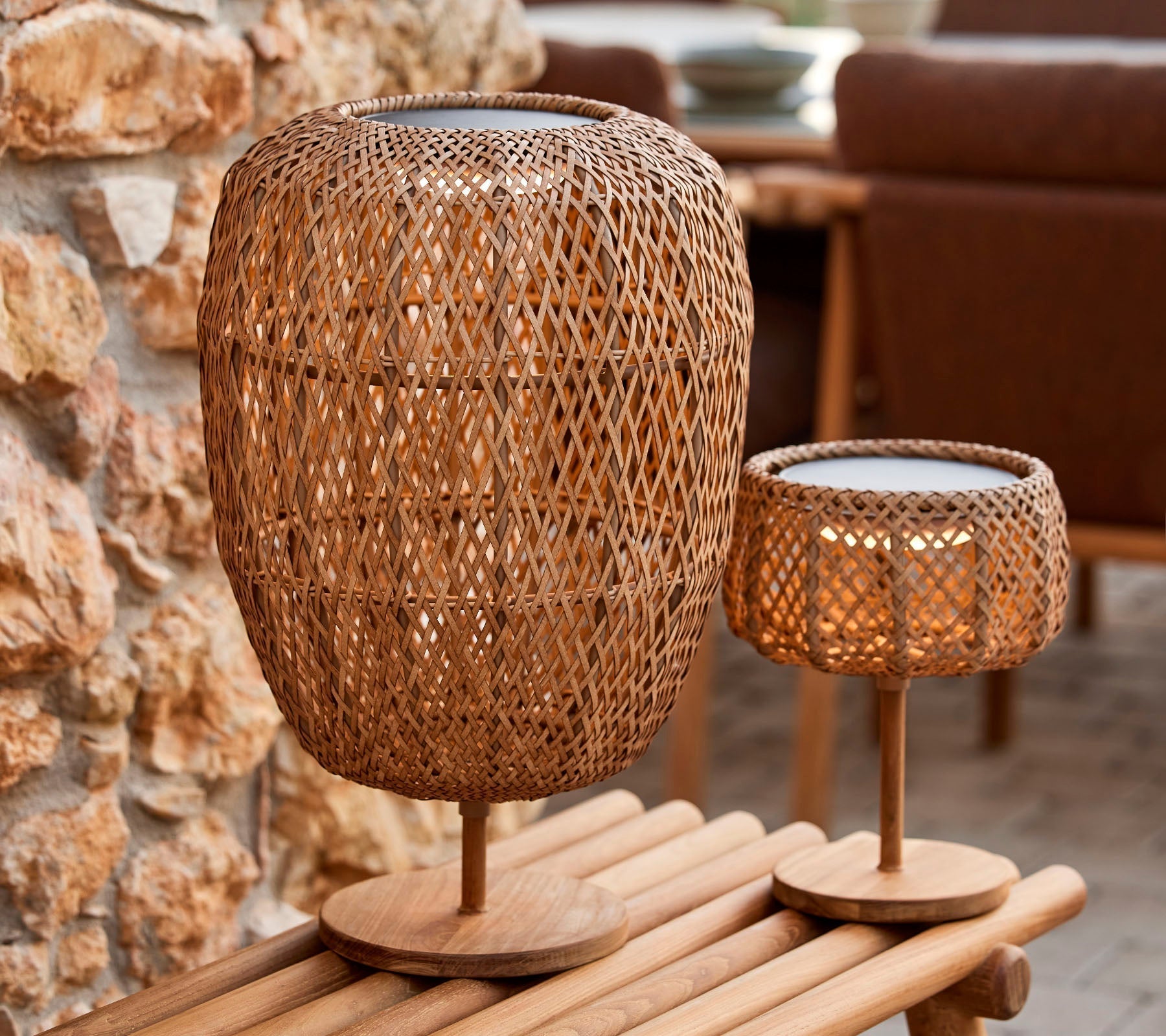 Cane-line Illusion Glow Table Lamp-Beaumonde