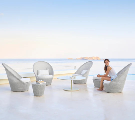 Cane-line Kingston Sunchair with Wheels-Beaumonde