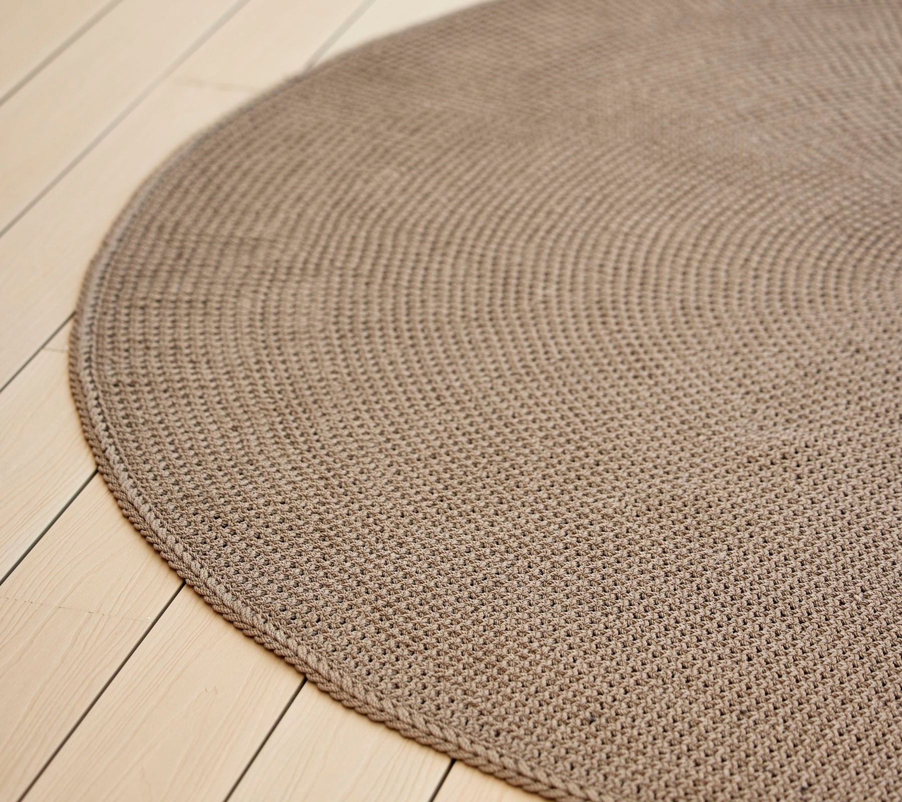 Cane-line Knit Rug, Dia. 200cm-Beaumonde