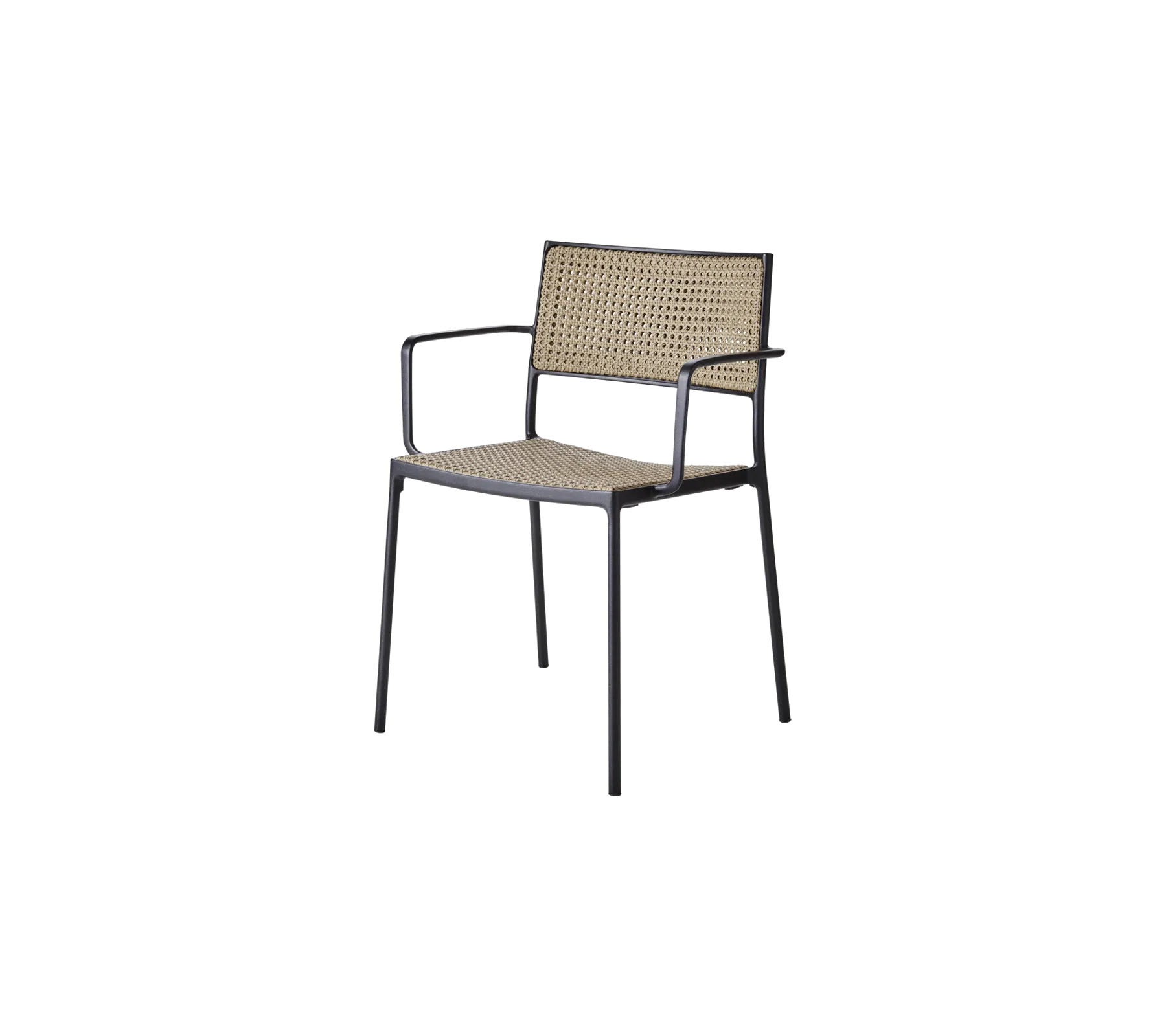 Cane-line Less Armchair, Stackable French Weave-Beaumonde