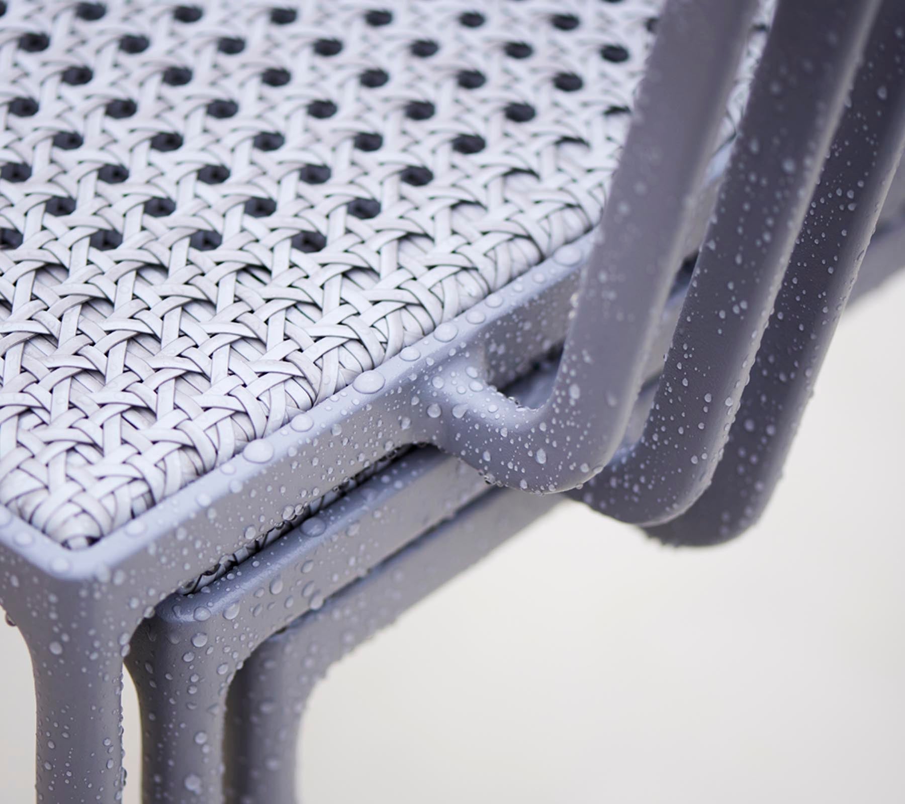 Cane-line Less Armchair, Stackable French Weave-Beaumonde