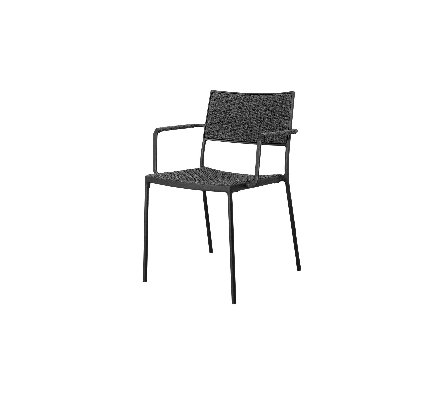 Cane-line Less Armchair, Stackable Soft Rope-Beaumonde