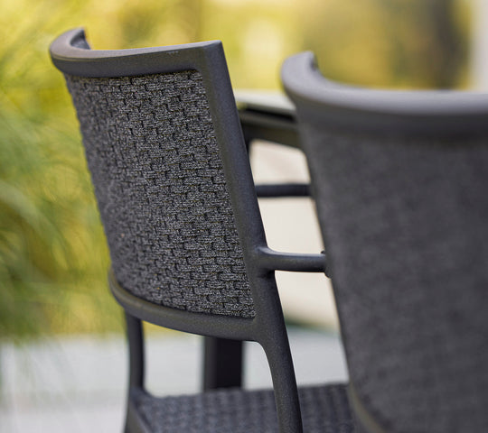 Cane-line Less Armchair, Stackable Soft Rope-Beaumonde
