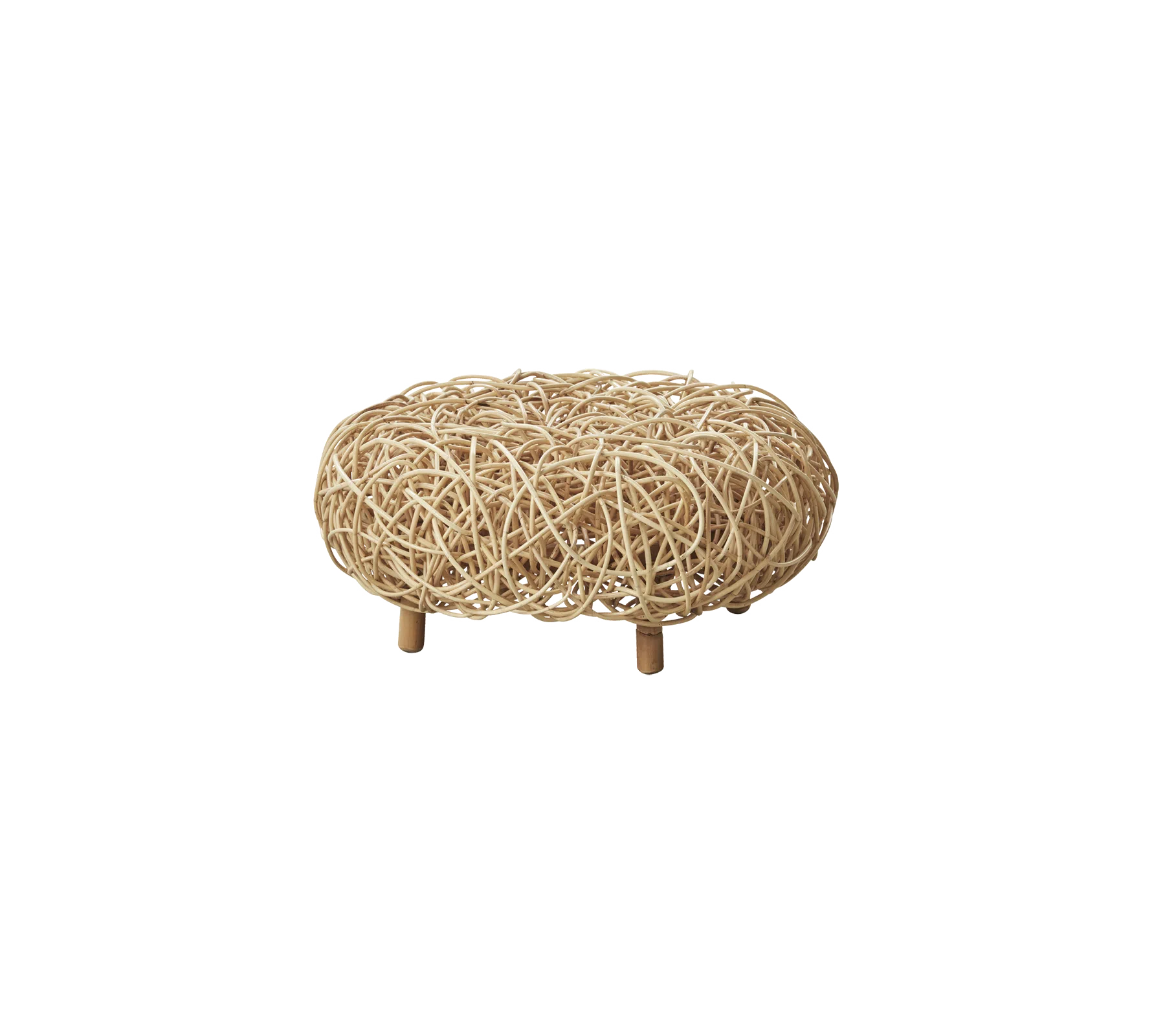Cane-line Loop Footstool Indoor-Beaumonde