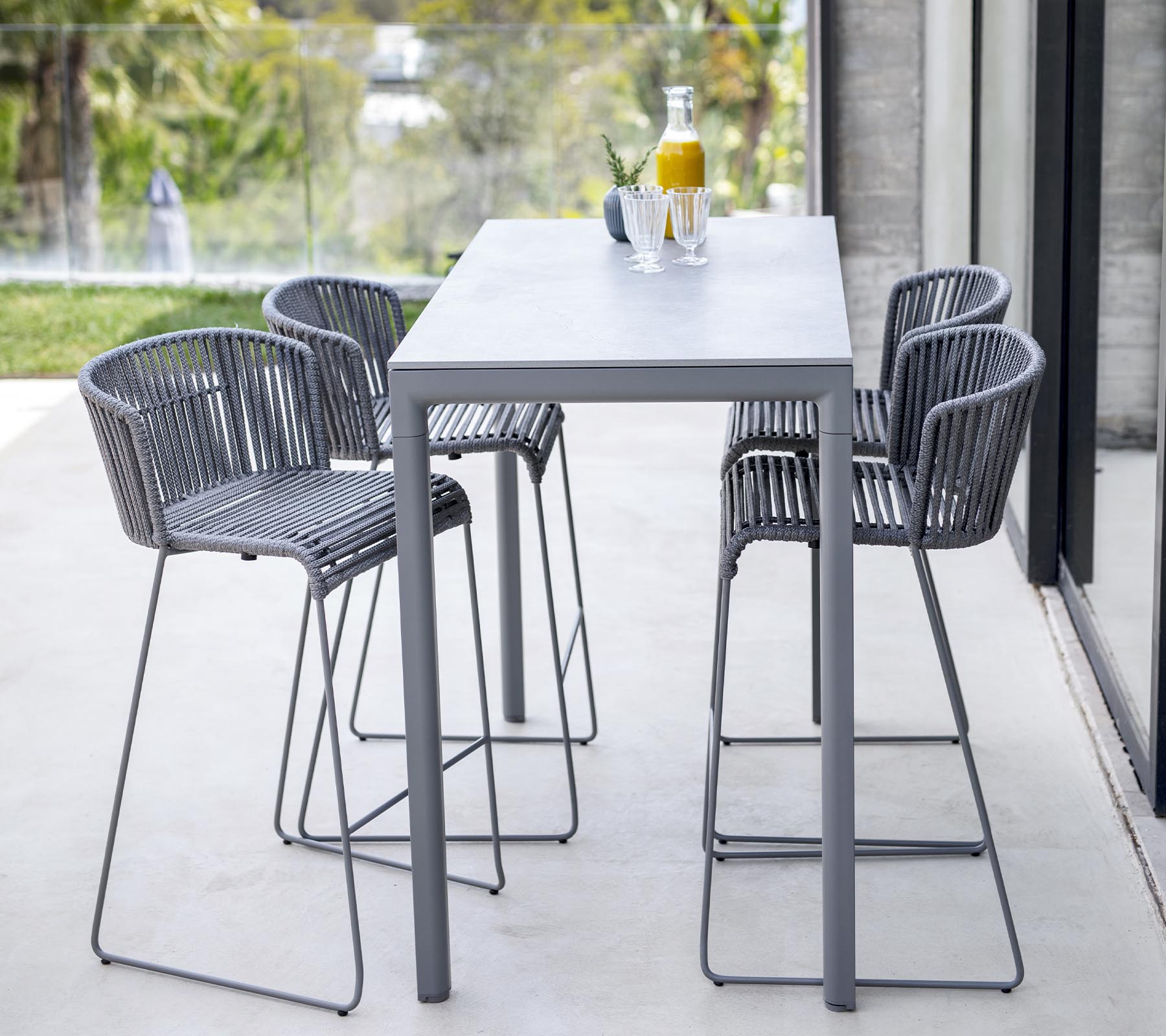 Cane-line Moments Bar Chair-Beaumonde