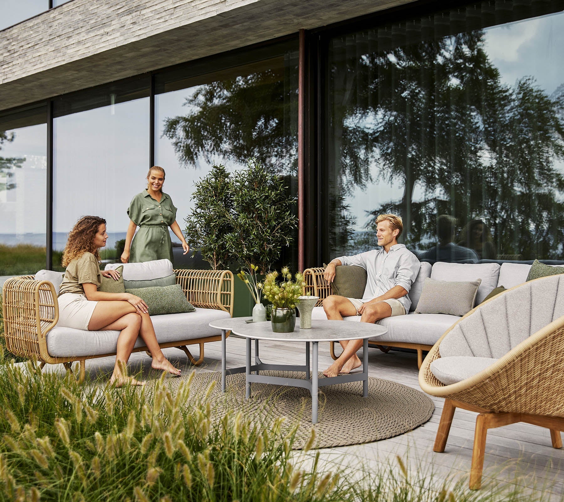 Cane-line Nest 3-Seater Sofa Outdoor-Beaumonde