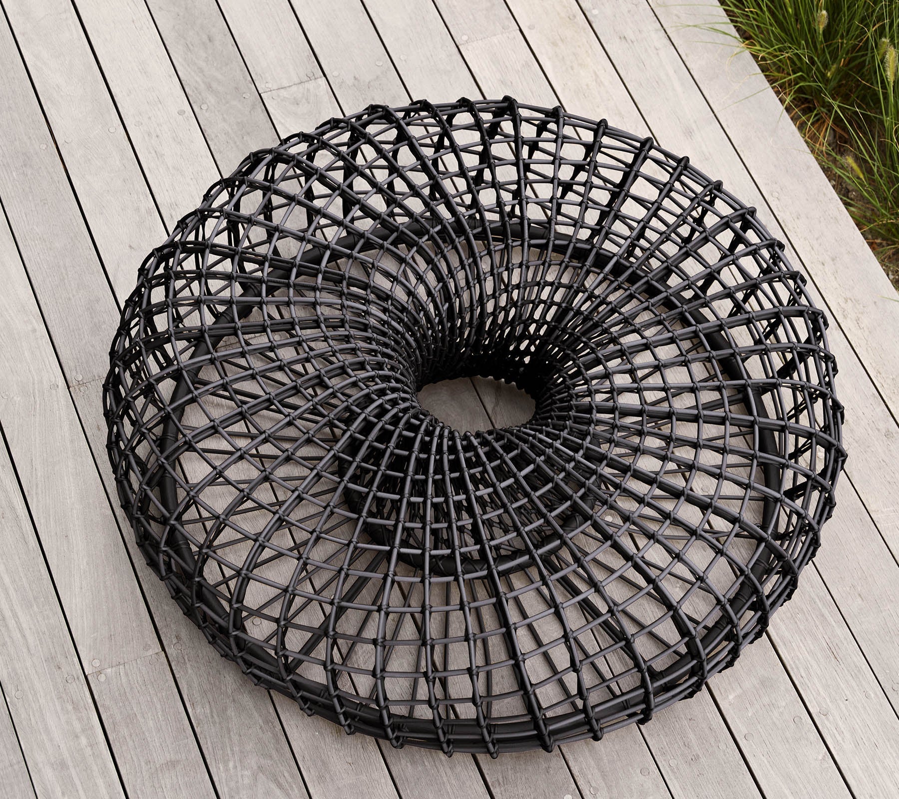 Cane-line Nest Coffee Table/Footstool Large Outdoor-Beaumonde
