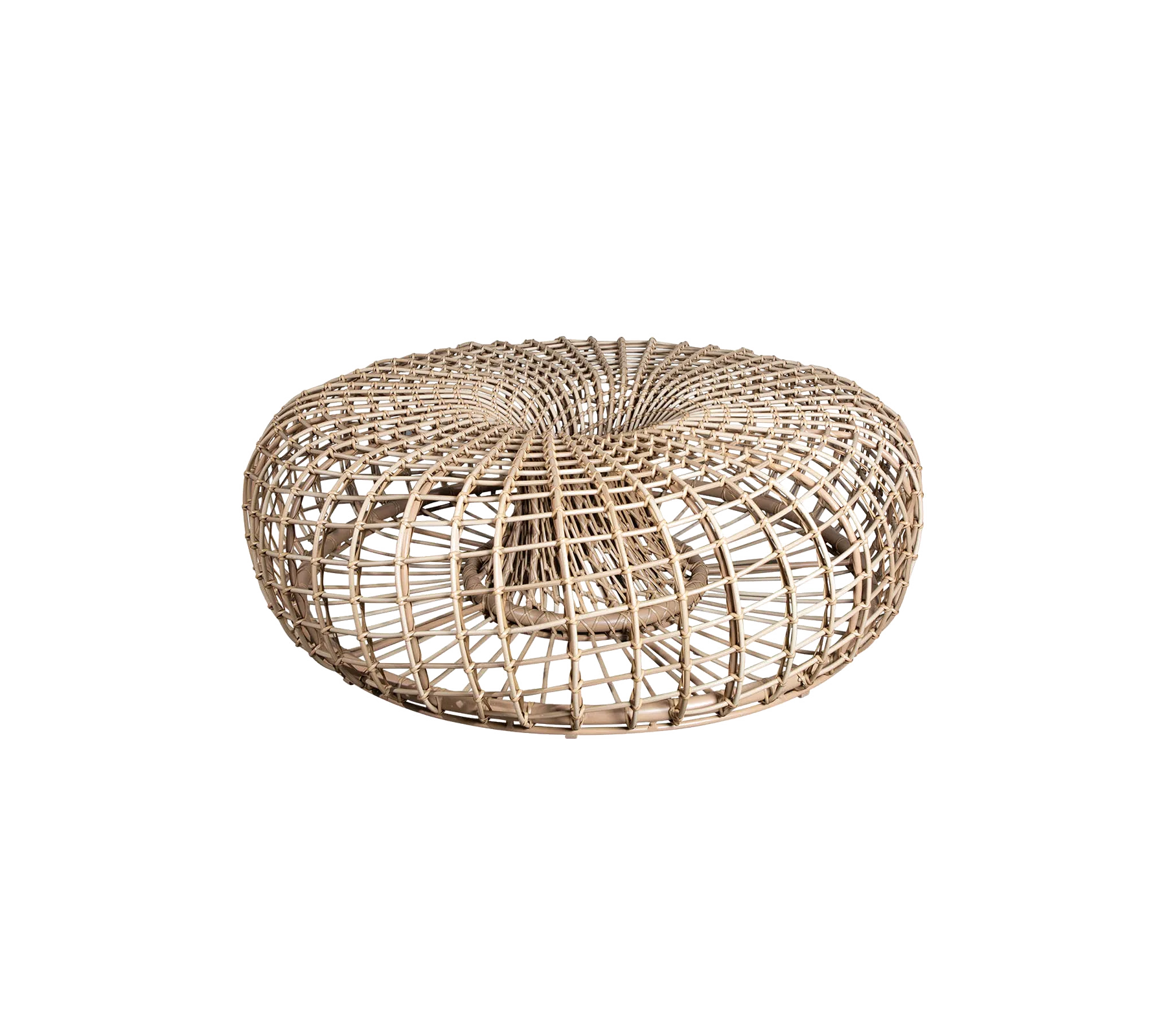 Cane-line Nest Coffee Table/Footstool Large Outdoor-Beaumonde