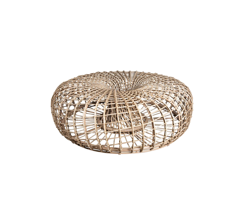 Cane-line Nest Coffee Table/Footstool Large Outdoor-Beaumonde