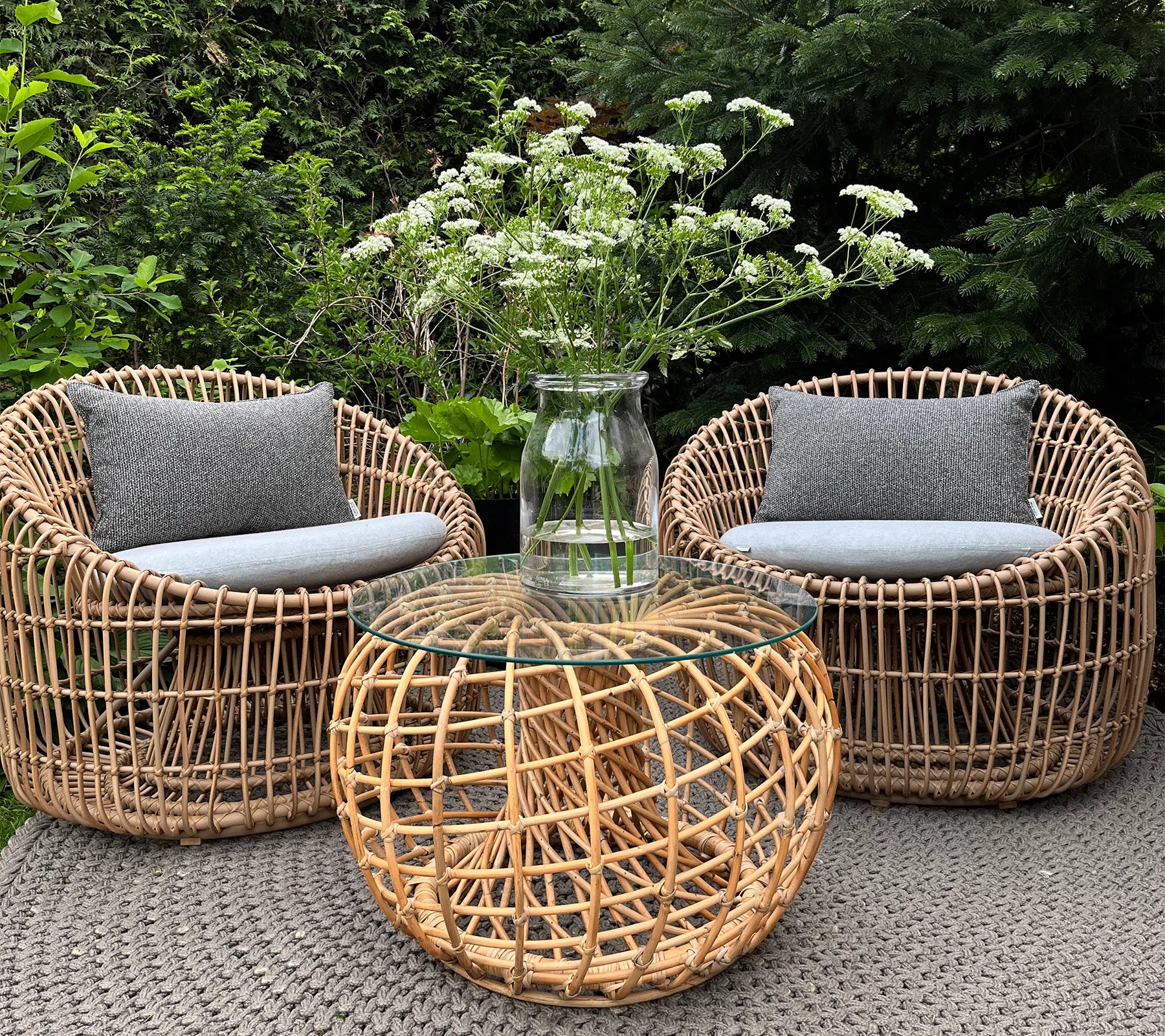 Cane-line Nest Round Chair Outdoor-Beaumonde