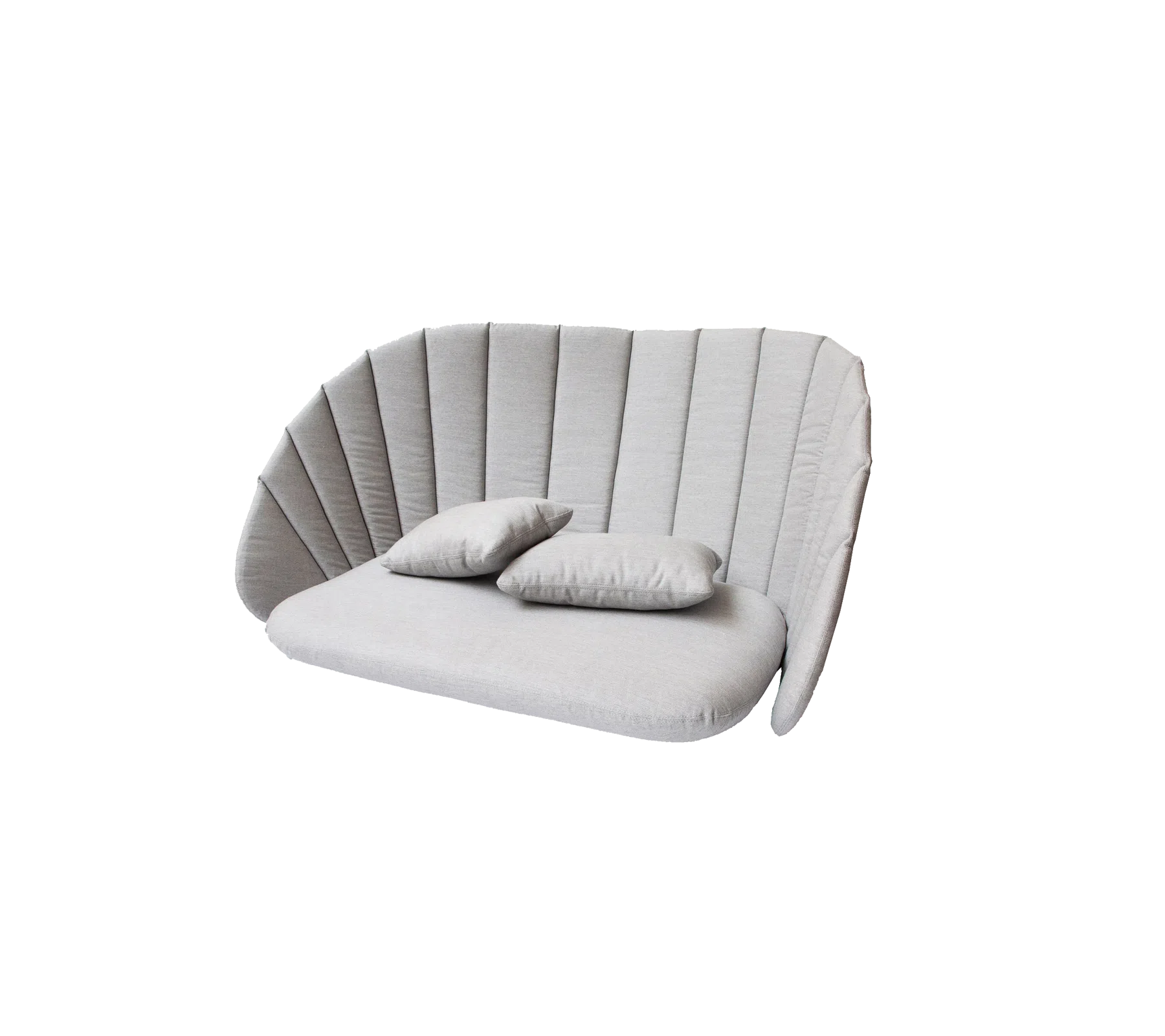 Cane-line Peacock 2-Seater Sofa with Teak Legs-Beaumonde