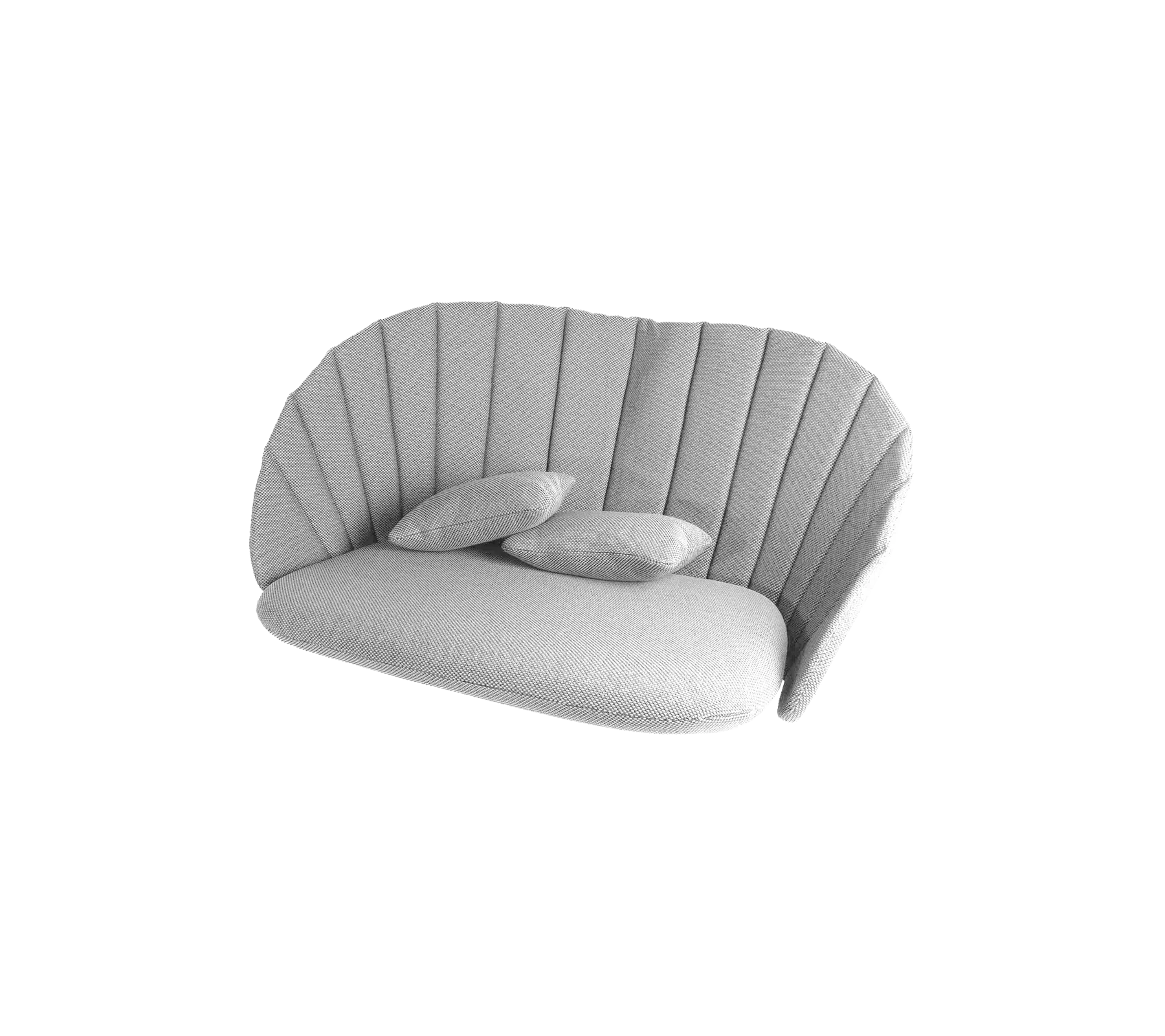 Cane-line Peacock 2-Seater Sofa with Teak Legs-Beaumonde
