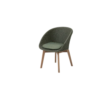 Cane-line Peacock Chair with Teak Legs-Beaumonde
