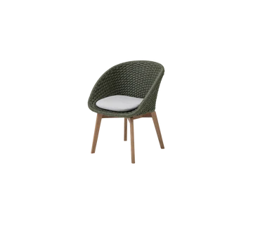 Cane-line Peacock Chair with Teak Legs-Beaumonde