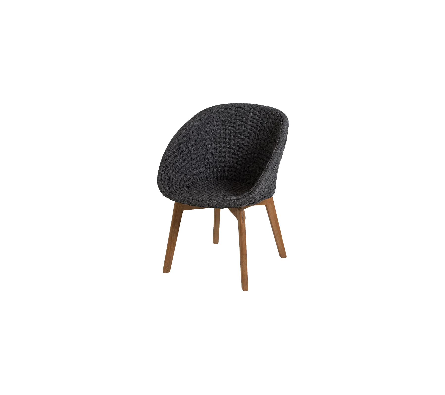 Cane-line Peacock Chair with Teak Legs-Beaumonde