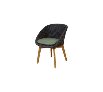 Cane-line Peacock Chair with Teak Legs-Beaumonde