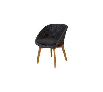 Cane-line Peacock Chair with Teak Legs-Beaumonde